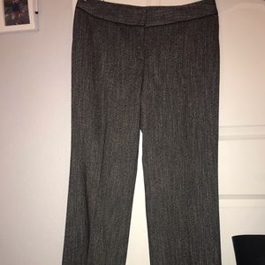 Black and white marble print trousers